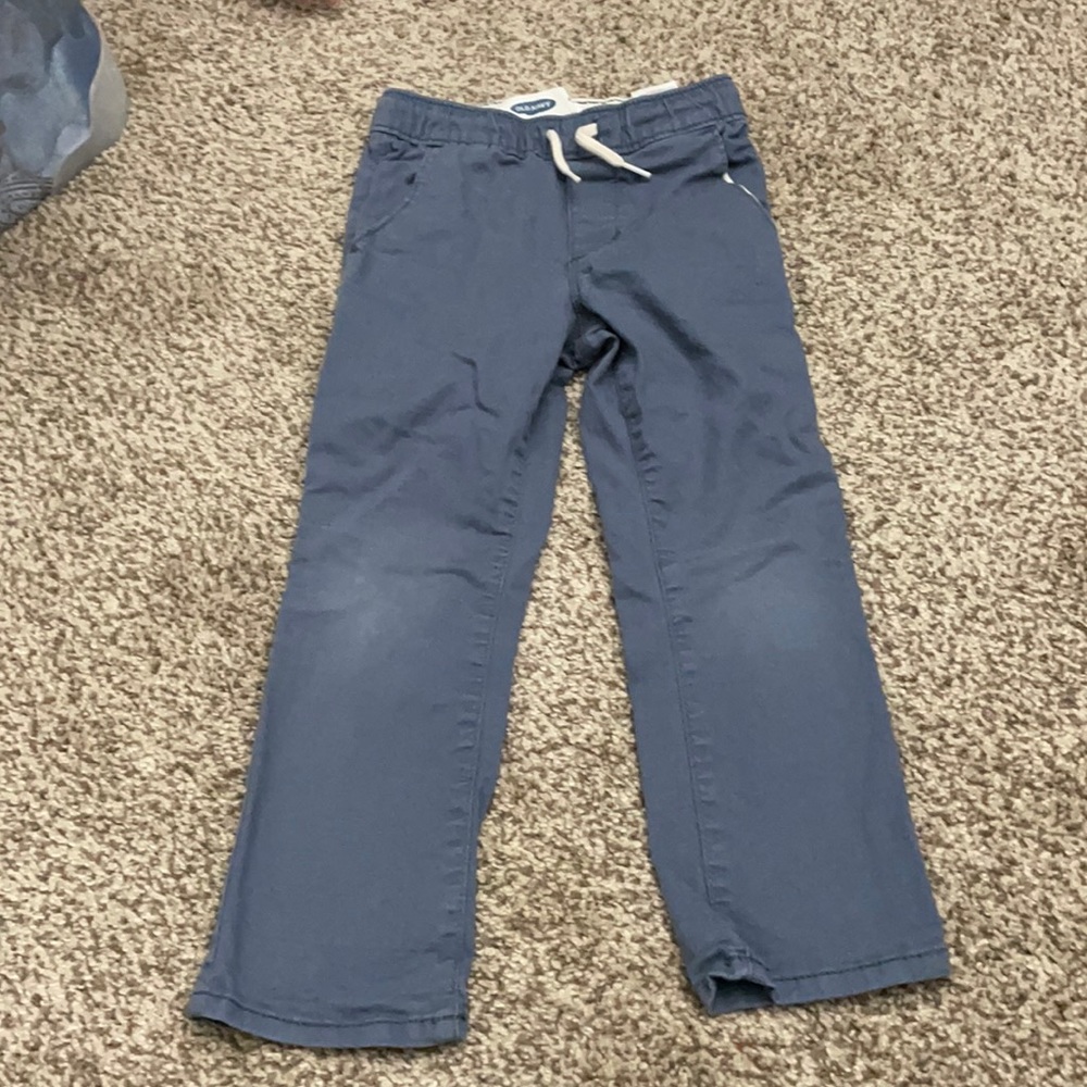Old navy blue relaxed fixed toddler pants 3T